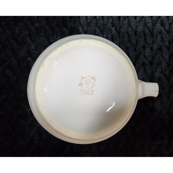 Japanese Hand-Painted Lusterware Cream & Sugar Set – Art Deco Motif (1921–1941) - Picture 8 of 16